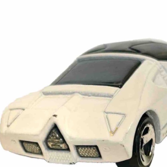 Vintage 1997 Hot Wheels White Ford GT-90 Diecast Model Toy Car Black Window 1:64 - Picture 9 of 12